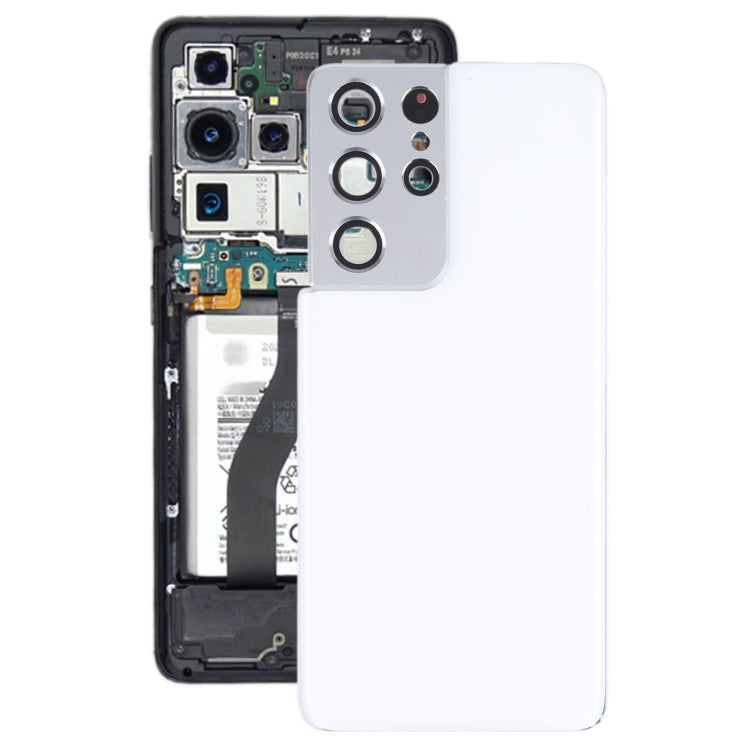 For Samsung Galaxy S21 Ultra 5G Battery Back Cover with Camera Lens Cover My Store