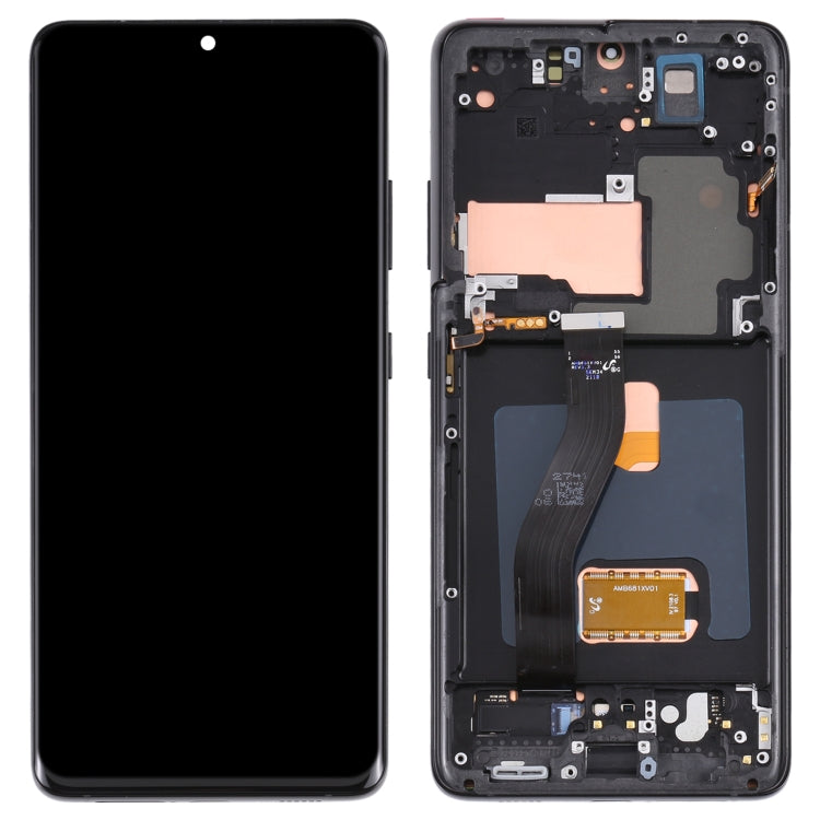 Original LCD Screen and Digitizer Full Assembly with Frame For Samsung Galaxy S21 Ultra 5G SM-G998B