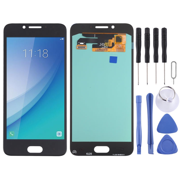 OLED Material LCD Screen and Digitizer Full Assembly for Samsung Galaxy C5 Pro SM-C5010