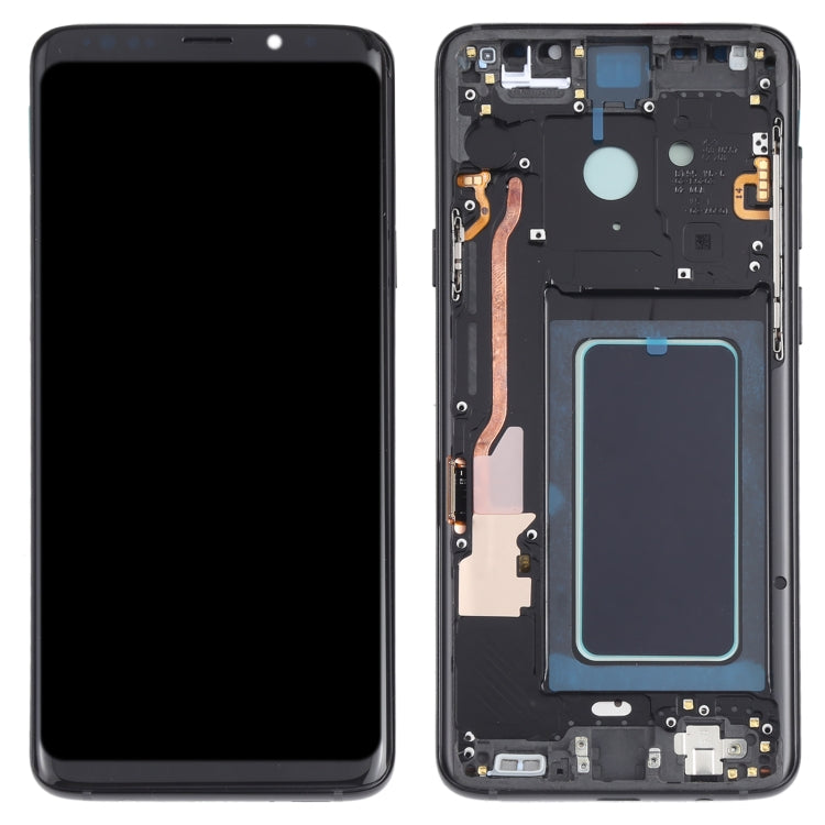 OLED Material LCD Screen and Digitizer Full Assembly with Frame for Samsung Galaxy S9+ SM-G965