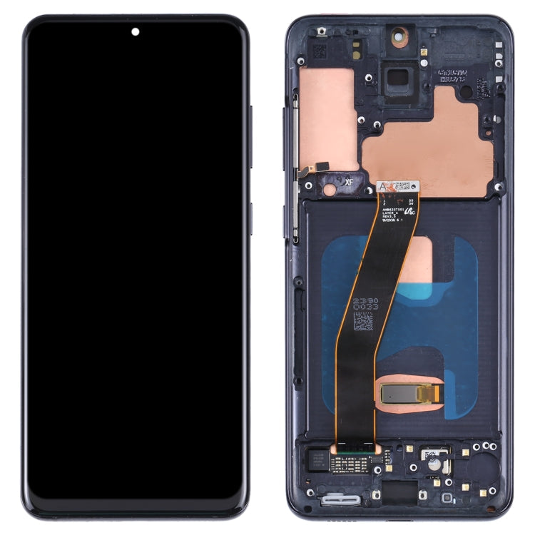 Original LCD Screen and Digitizer Full Assembly with Frame for Samsung Galaxy S20 5G SM-G981B