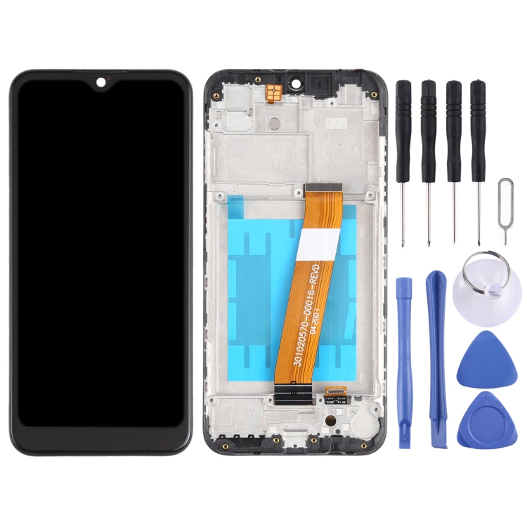 LCD Screen and Digitizer Full Assembly with Frame for Samsung Galaxy M01 (US) My Store