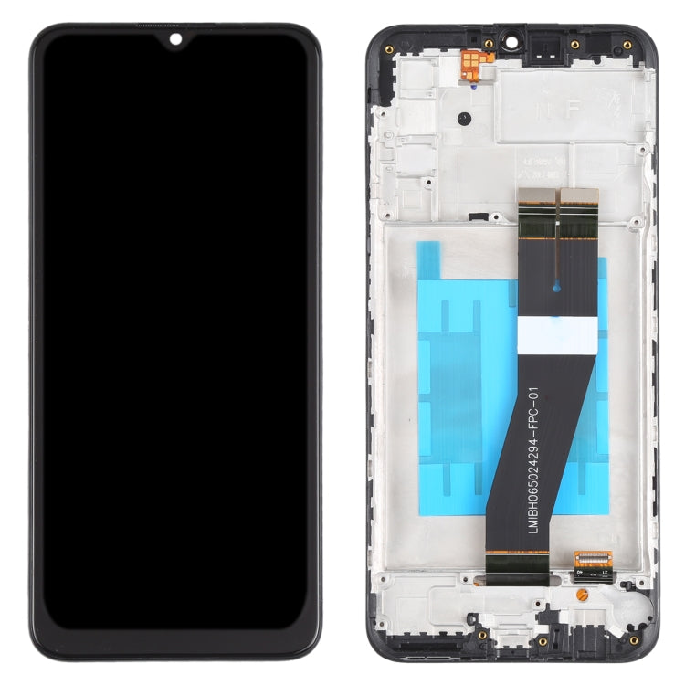 LCD Screen and Digitizer Full Assembly with Frame for Samsung Galaxy M02s (US) My Store