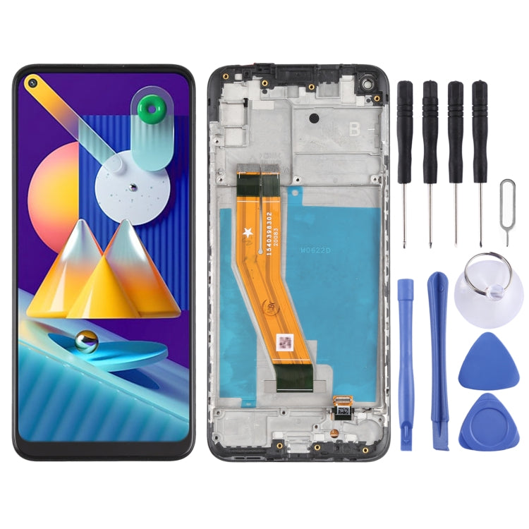 LCD Screen and Digitizer Full Assembly with Frame for Samsung Galaxy M11 (US)