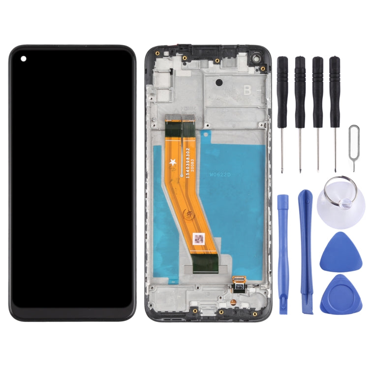 LCD Screen and Digitizer Full Assembly with Frame for Samsung Galaxy M11 (US)