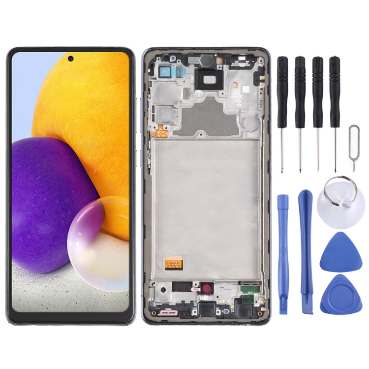 incell Material LCD Screen and Digitizer Full Assembly with Frame (Not Supporting Fingerprint Identification) for Samsung Galaxy A72 4G SM-A725 My Store