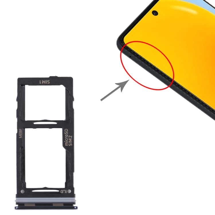 For Samsung Galaxy M52 5G SM-M526B Original SIM Card Tray + SIM Card Tray / Micro SD card tray My Store