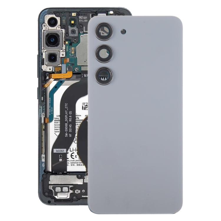 For Samsung Galaxy S23 SM-S911B OEM Glass Battery Back Cover with Camera Lens Cover My Store