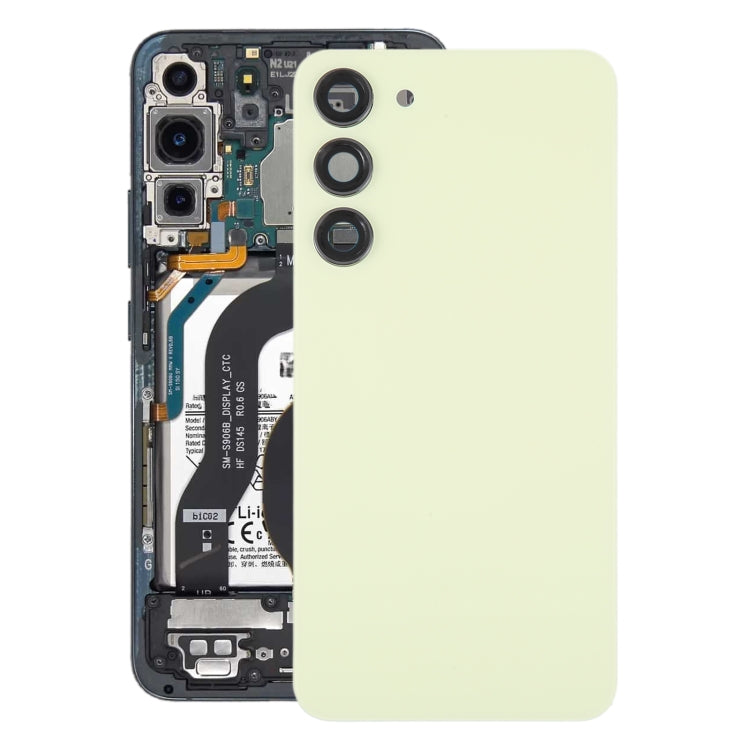 For Samsung Galaxy S23+ SM-S916B OEM Glass Battery Back Cover with Camera Lens Cover My Store