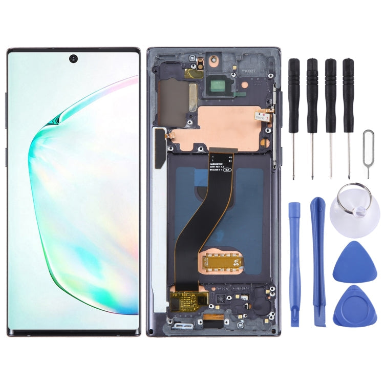 6.67 inch OLED LCD Screen For Samsung Galaxy Note10 SM-N970F Digitizer Full Assembly With Frame