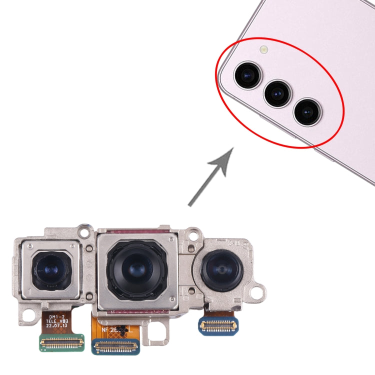 For Samsung Galaxy S23 / S23+ SM-S911B/S916B Original Camera Set (Telephoto + Wide + Main Camera)