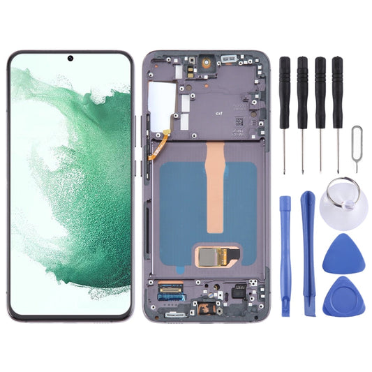 For Samsung Galaxy S22+ 5G SM-S906B Original LCD Screen Digitizer Full Assembly with Frame