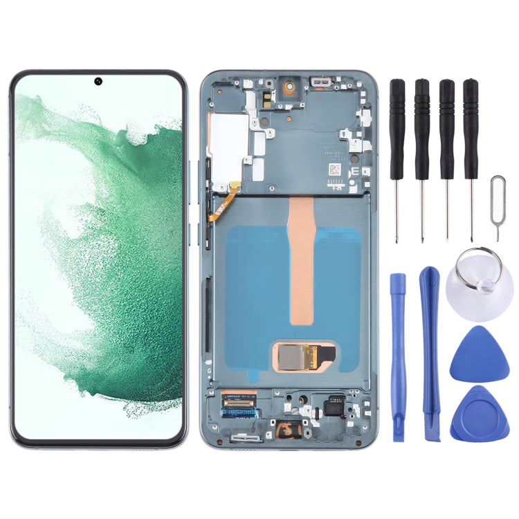 For Samsung Galaxy S22+ 5G SM-S906B Original LCD Screen Digitizer Full Assembly with Frame