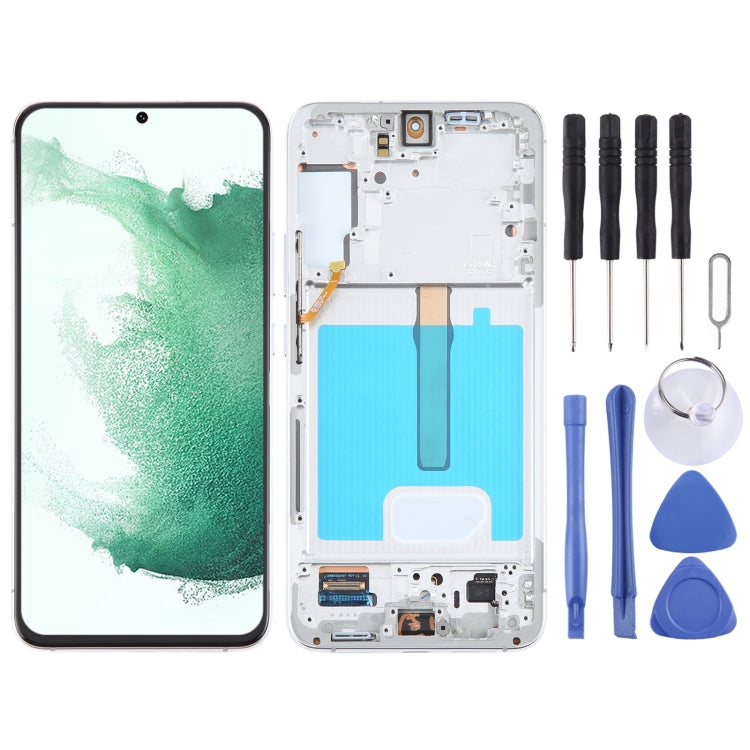 For Samsung Galaxy S22+ 5G SM-S906B Original LCD Screen Digitizer Full Assembly with Frame