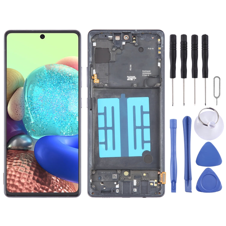 For Samsung Galaxy A71 5G SM-A716B 6.43 inch OLED LCD Screen Digitizer Full Assembly with Frame My Store