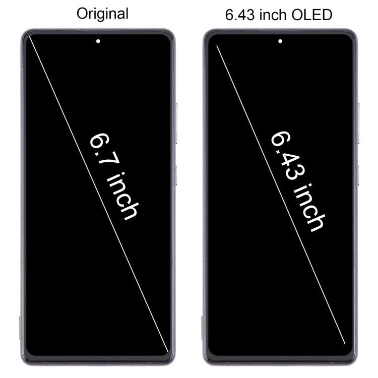 For Samsung Galaxy A71 5G SM-A716B 6.43 inch OLED LCD Screen Digitizer Full Assembly with Frame My Store