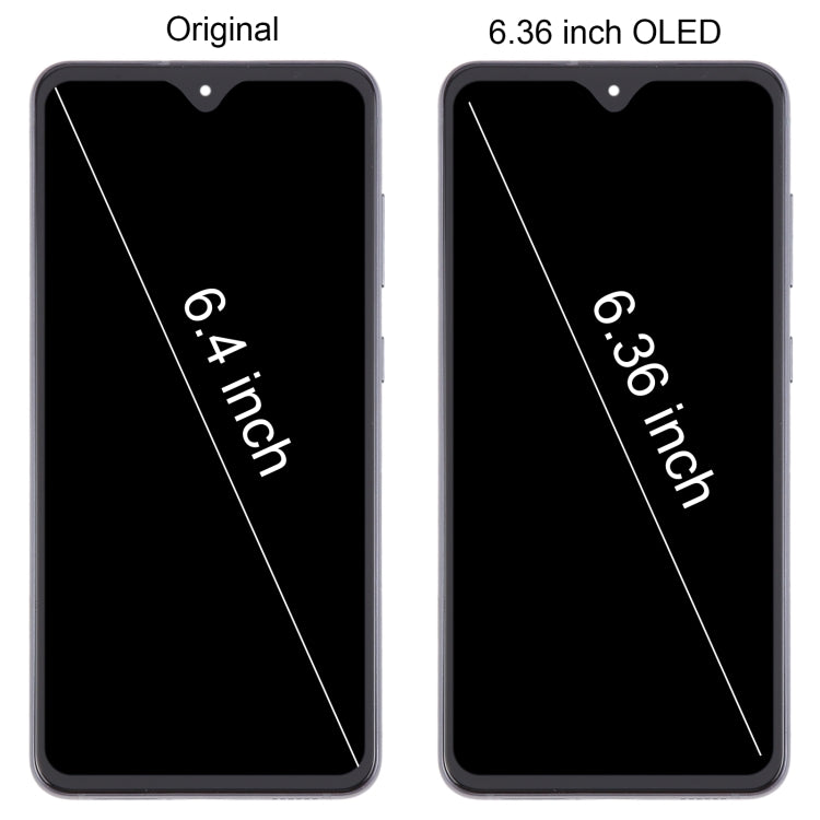 For Samsung Galaxy S21 FE 5G SM-G990B 6.36 inch OLED LCD Screen Digitizer Full Assembly with Frame