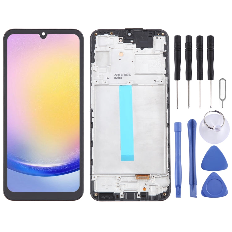 For Samsung Galaxy A25 SM-A256B 6.36 inch OLED LCD Screen Digitizer Full Assembly with Frame My Store