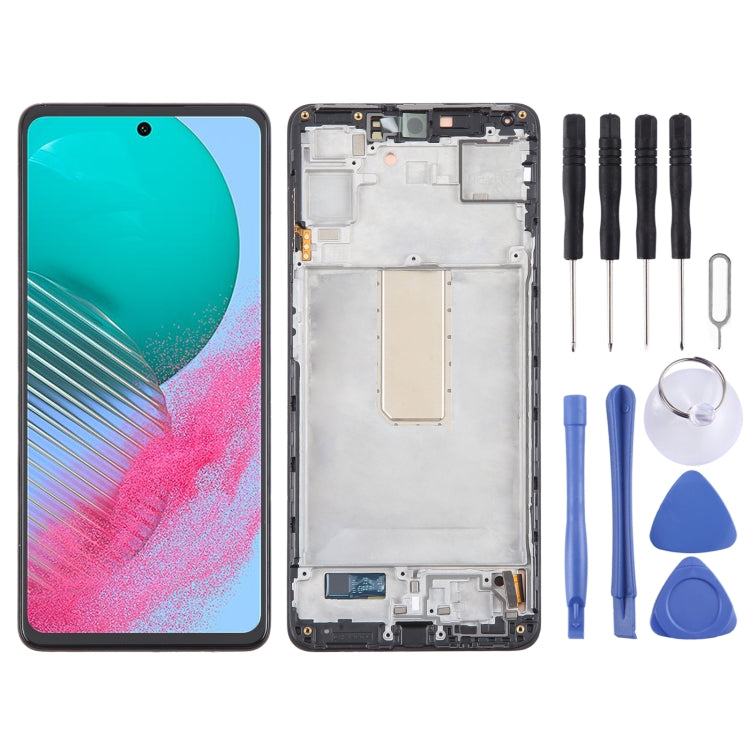 For Samsung Galaxy M54 SM-M546B OLED LCD Screen Digitizer Full Assembly with Frame My Store