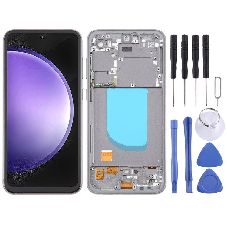 For Samsung Galaxy S23 FE SM-S711B TFT LCD Screen Digitizer Full Assembly with Frame, Not Supporting Fingerprint Identification My Store