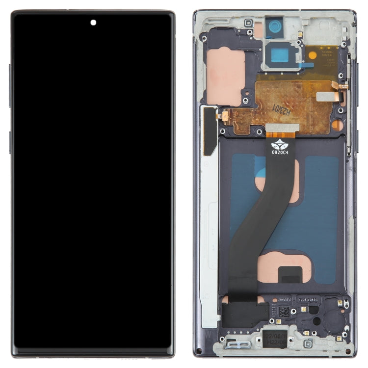 TFT Material LCD Screen for Samsung Galaxy Note10 Digitizer Full Assembly With Frame/Handwriting, Not Supporting Fingerprint Identification