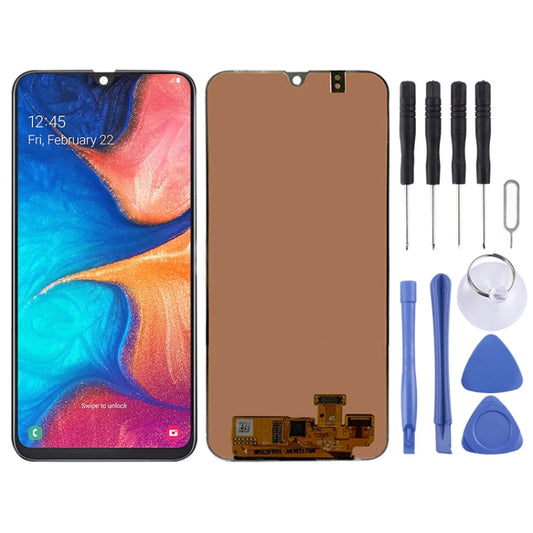 Original LCD Screen and Digitizer Full Assembly for Galaxy A20