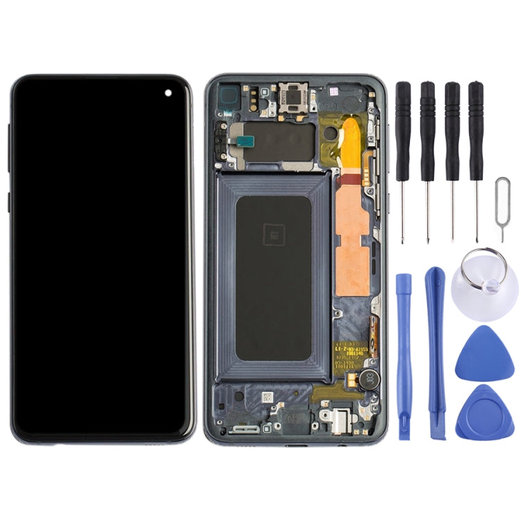 LCD Screen and Digitizer Full Assembly with Frame for Galaxy S10e