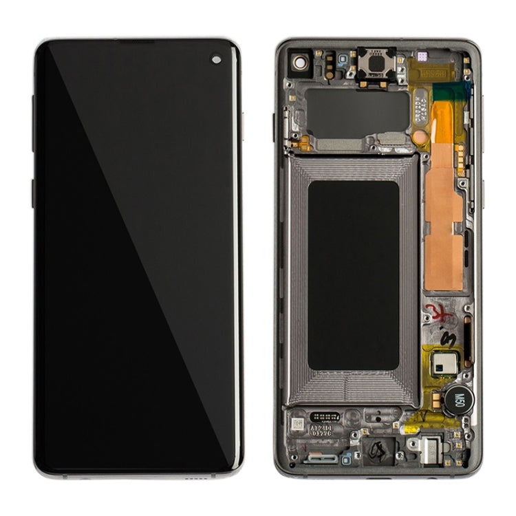 LCD Screen and Digitizer Full Assembly with Frame for Galaxy S10 4G