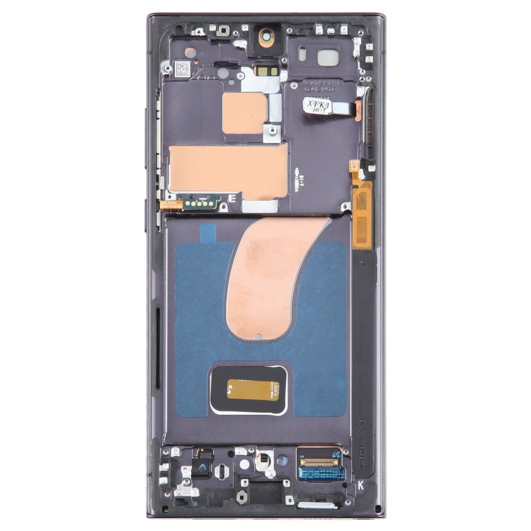 For Samsung Galaxy S23 Ultra SM-S918U EU Edition Original LCD Screen Digitizer Full Assembly with Frame