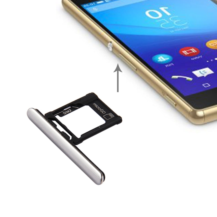 Micro SD / SIM Card Tray + Card Slot Port Dust Plug for Sony Xperia XZ Premium (Dual SIM Version) My Store