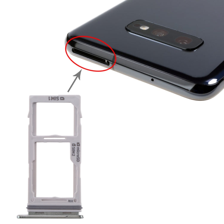 For Galaxy S10+ / S10 / S10e SIM Card Tray + SIM Card Tray / Micro SD Card Tray My Store