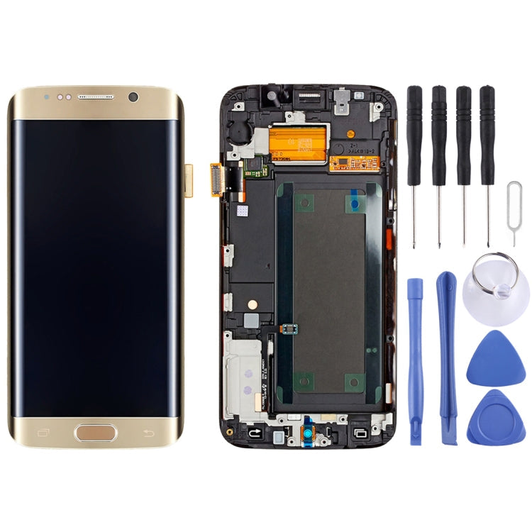 Original LCD Display + Touch Panel with Frame for Galaxy S6 Edge+ / G928F