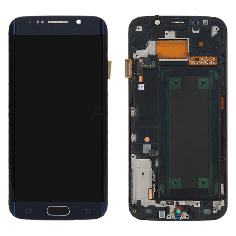 Original LCD Screen and Digitizer Full Assembly with Frame For Samsung Galaxy S6 Edge SM-G925F