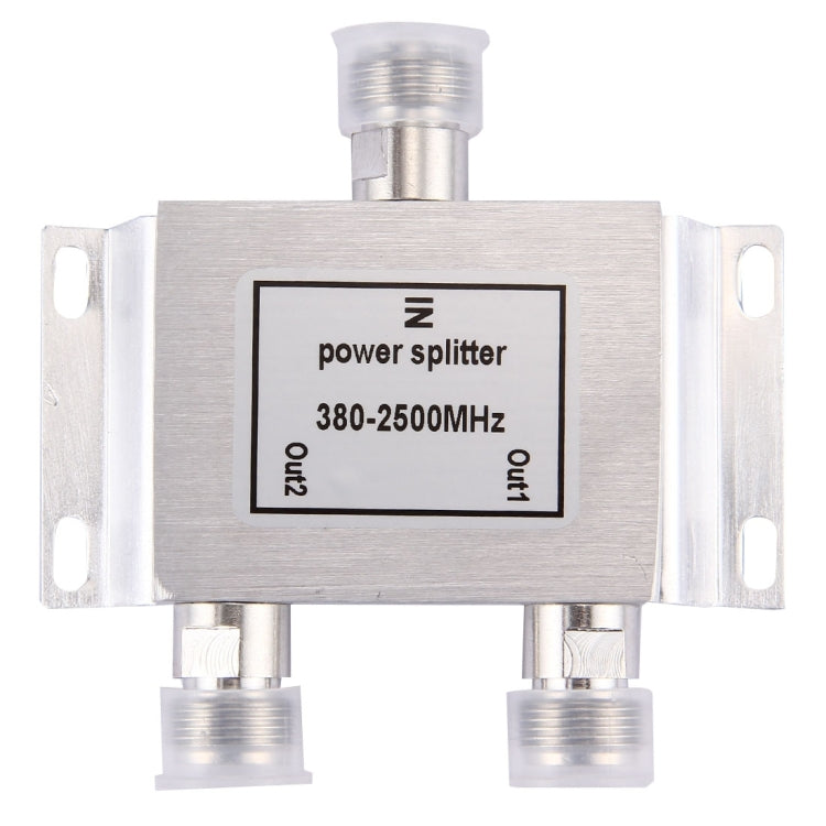 380-2500MHz N Female Adapter 2-Way Power Splitter