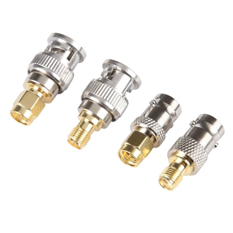 4 in 1 BNC To SMA RF Coaxial Connector Adapter Reluova