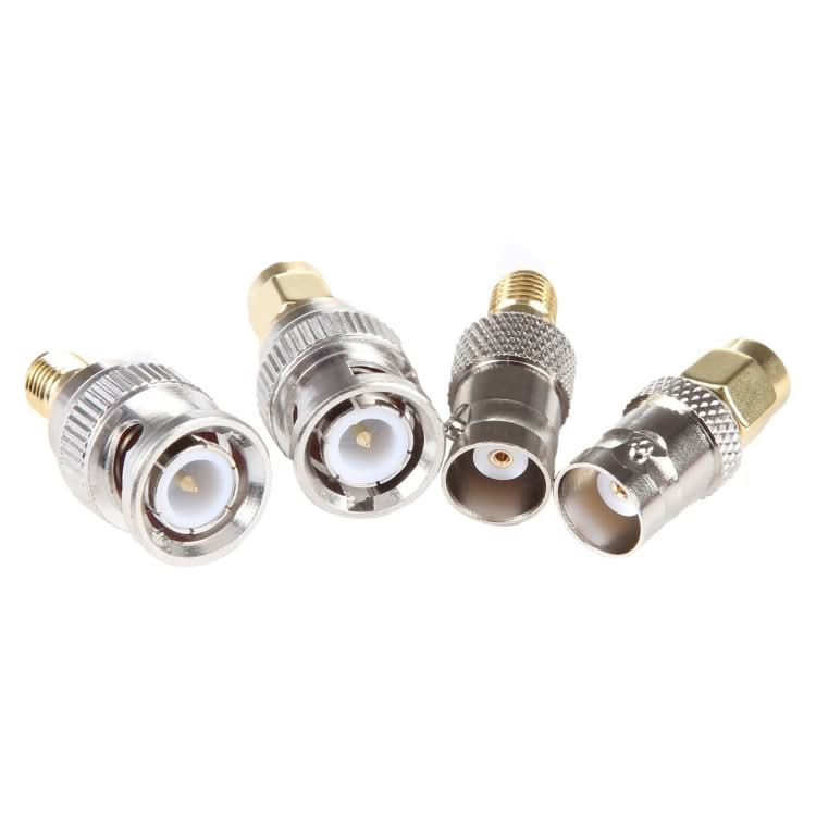 4 in 1 BNC To SMA RF Coaxial Connector Adapter Reluova