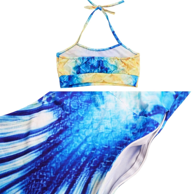 3 PCS / Sets Children Swimming Mermaid Tails Bikini Cosplay Mermaid Swimwear, Size: 150-Reluova