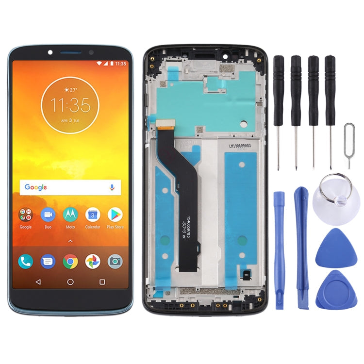 LCD Screen and Digitizer Full Assembly With Frame for Motorola Moto E5 Plus