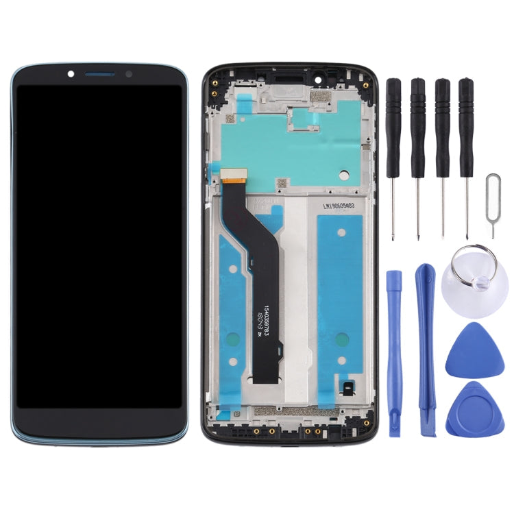 LCD Screen and Digitizer Full Assembly With Frame for Motorola Moto E5 Plus