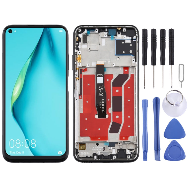 LCD Screen and Digitizer Full Assembly with Frame for Huawei P40 Lite My Store