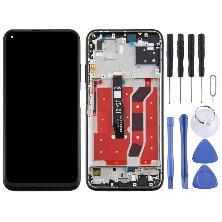 LCD Screen and Digitizer Full Assembly with Frame for Huawei P40 Lite