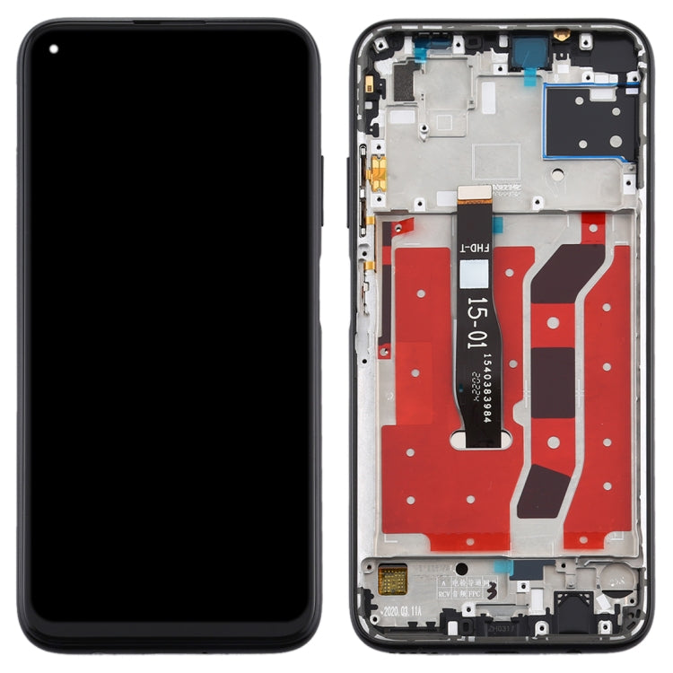 LCD Screen and Digitizer Full Assembly with Frame for Huawei P40 Lite