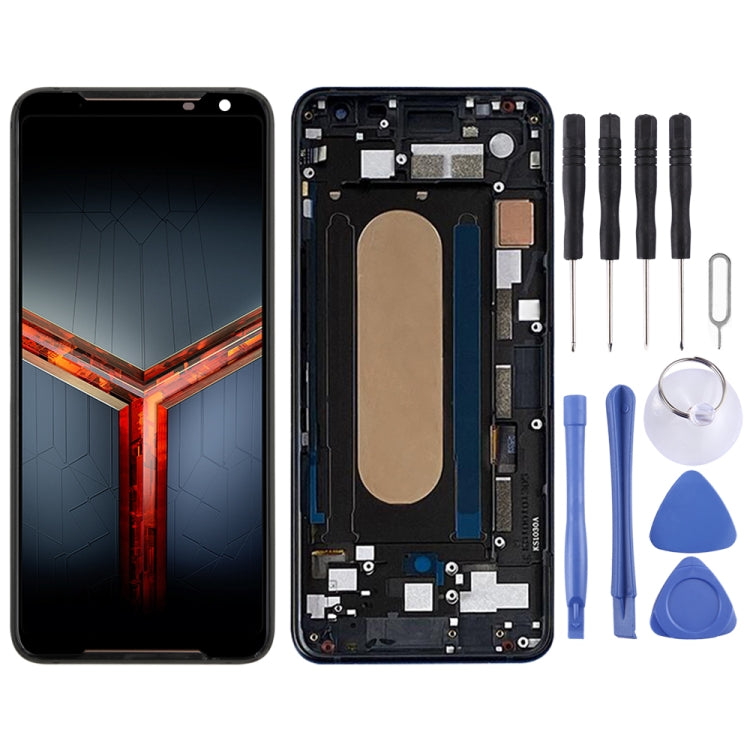 LCD Screen and Digitizer Full Assembly with Frame for Asus ROG Phone II ZS660KL My Store