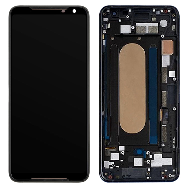 LCD Screen and Digitizer Full Assembly with Frame for Asus ROG Phone II ZS660KL