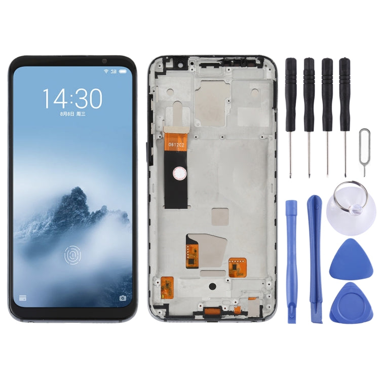 TFT Material LCD Screen and Digitizer Full Assembly With Frame (Not Supporting Fingerprint Identification) for Meizu 16th My Store