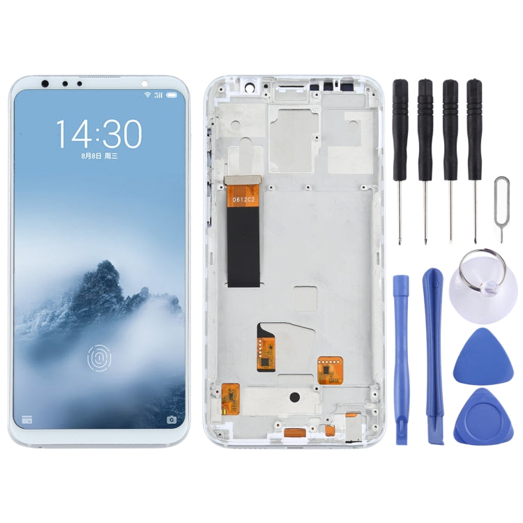 TFT Material LCD Screen and Digitizer Full Assembly With Frame (Not Supporting Fingerprint Identification) for Meizu 16th My Store