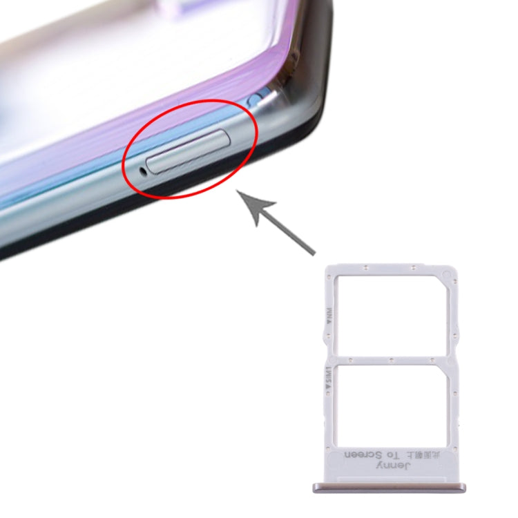 SIM Card Tray + NM Card Tray for Huawei P40 Lite