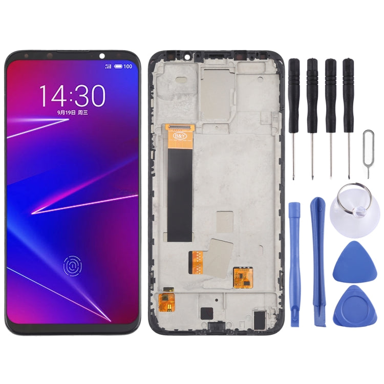 TFT Material LCD Screen and Digitizer Full Assembly With Frame (Not Supporting Fingerprint Identification) for Meizu 16X My Store