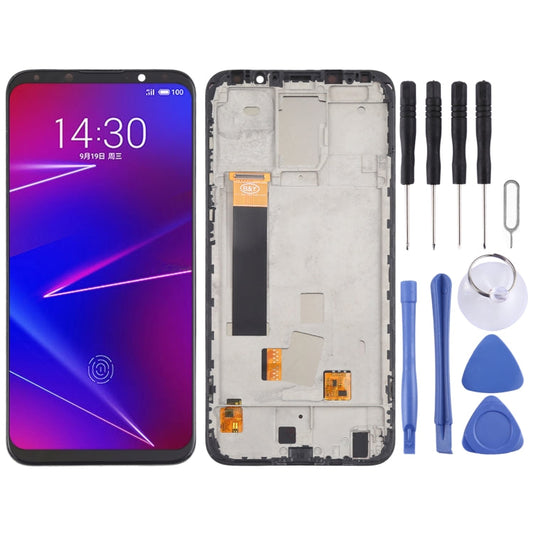 TFT Material LCD Screen and Digitizer Full Assembly With Frame (Not Supporting Fingerprint Identification) for Meizu 16X My Store