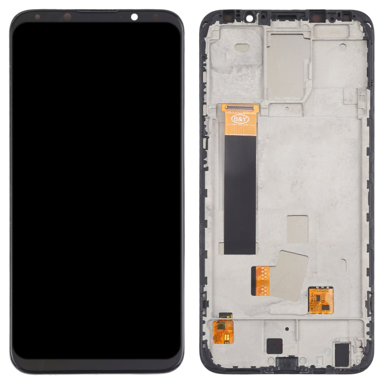 TFT Material LCD Screen and Digitizer Full Assembly With Frame (Not Supporting Fingerprint Identification) for Meizu 16X